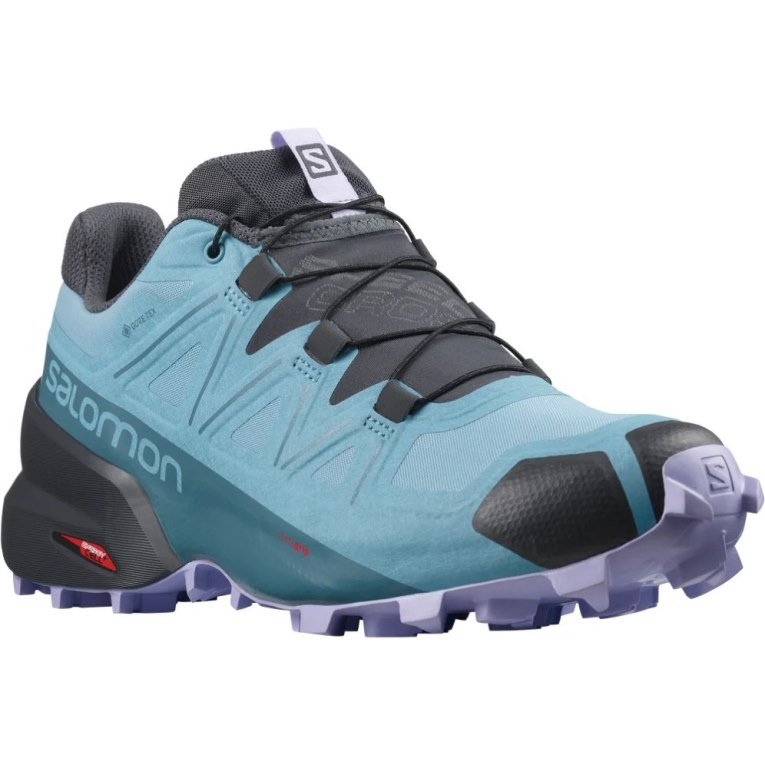 Tenis Para Trail Running Salomon Speedcross 5 GTX Mujer Turquesa | MX ODLI236